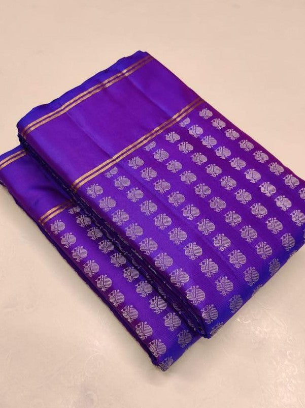 Semi Silk Kanjeevaram Elegant Design Saree
