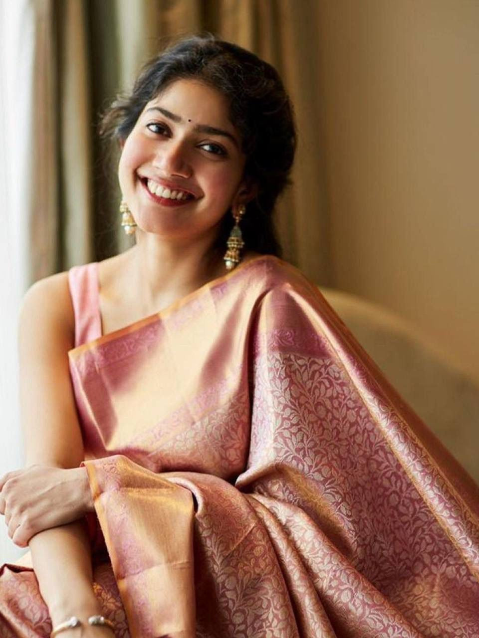 Semi Silk Kanjeevaram with zari and brocade work