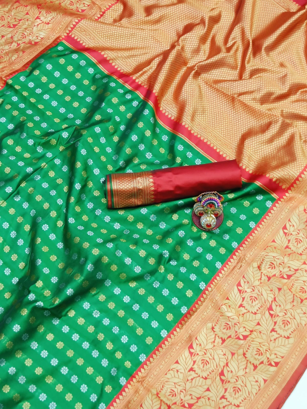 Art Silk Kanjeevaram Elegant Design Saree