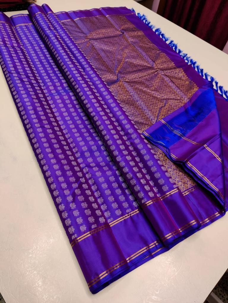 Semi Silk Kanjeevaram Elegant Design Saree