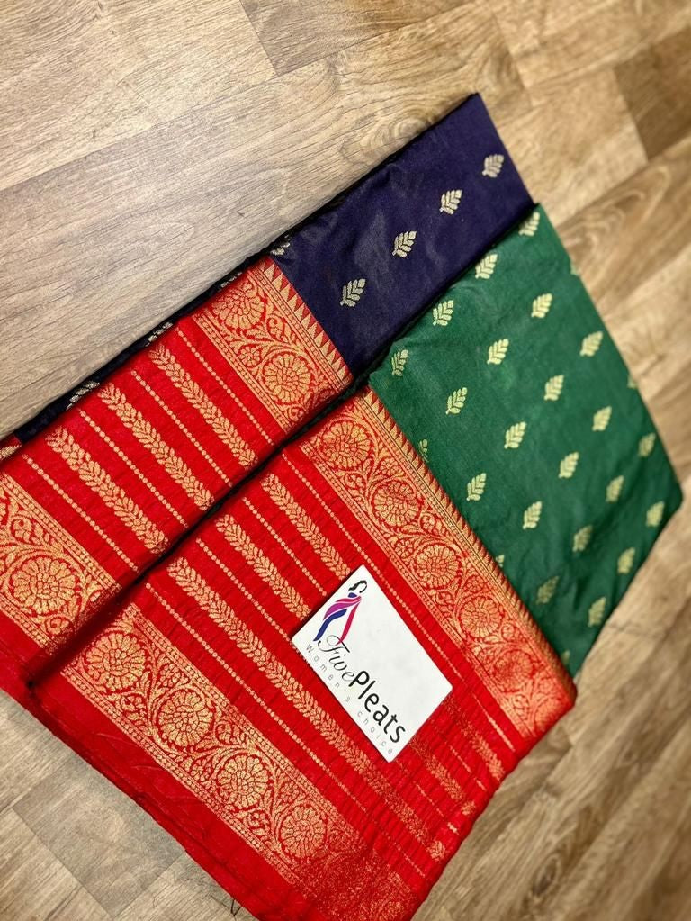 Semi Silk Kanjeevaram Elegant Design Saree
