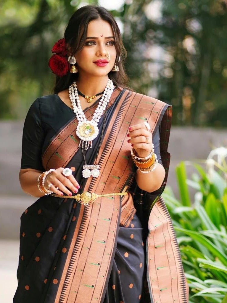 Semi Silk Kanjeevaram Elegant Design Saree