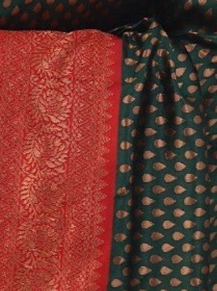 Semi Silk Kanjeevaram Elegant Design Saree