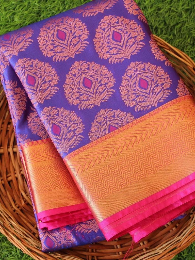 Semi Silk Kanjeevaram Elegant Design Saree