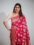Art Silk Kanjeevaram Elegant Design Saree