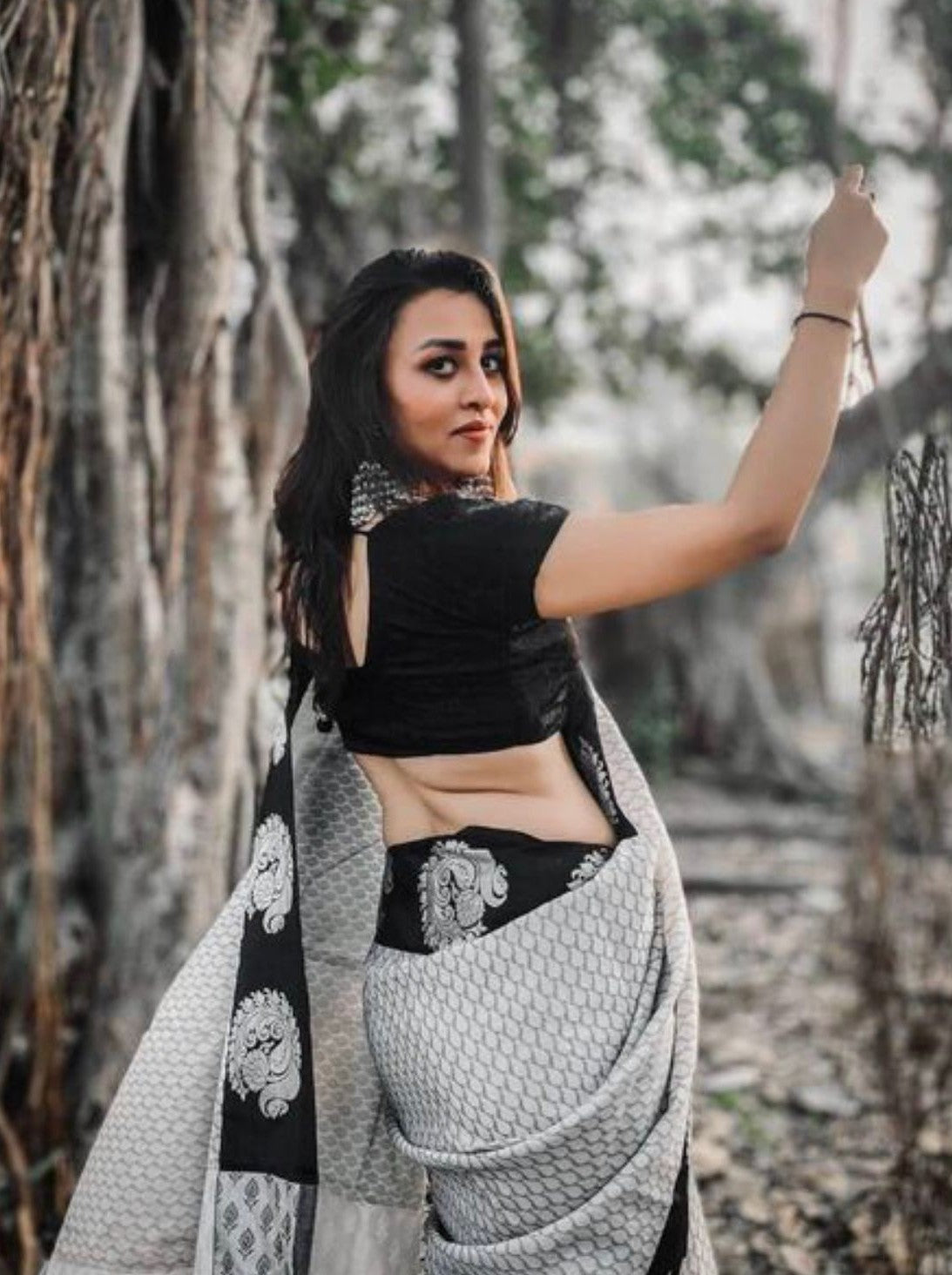Semi Silk Kanjeevaram Elegant Design Saree