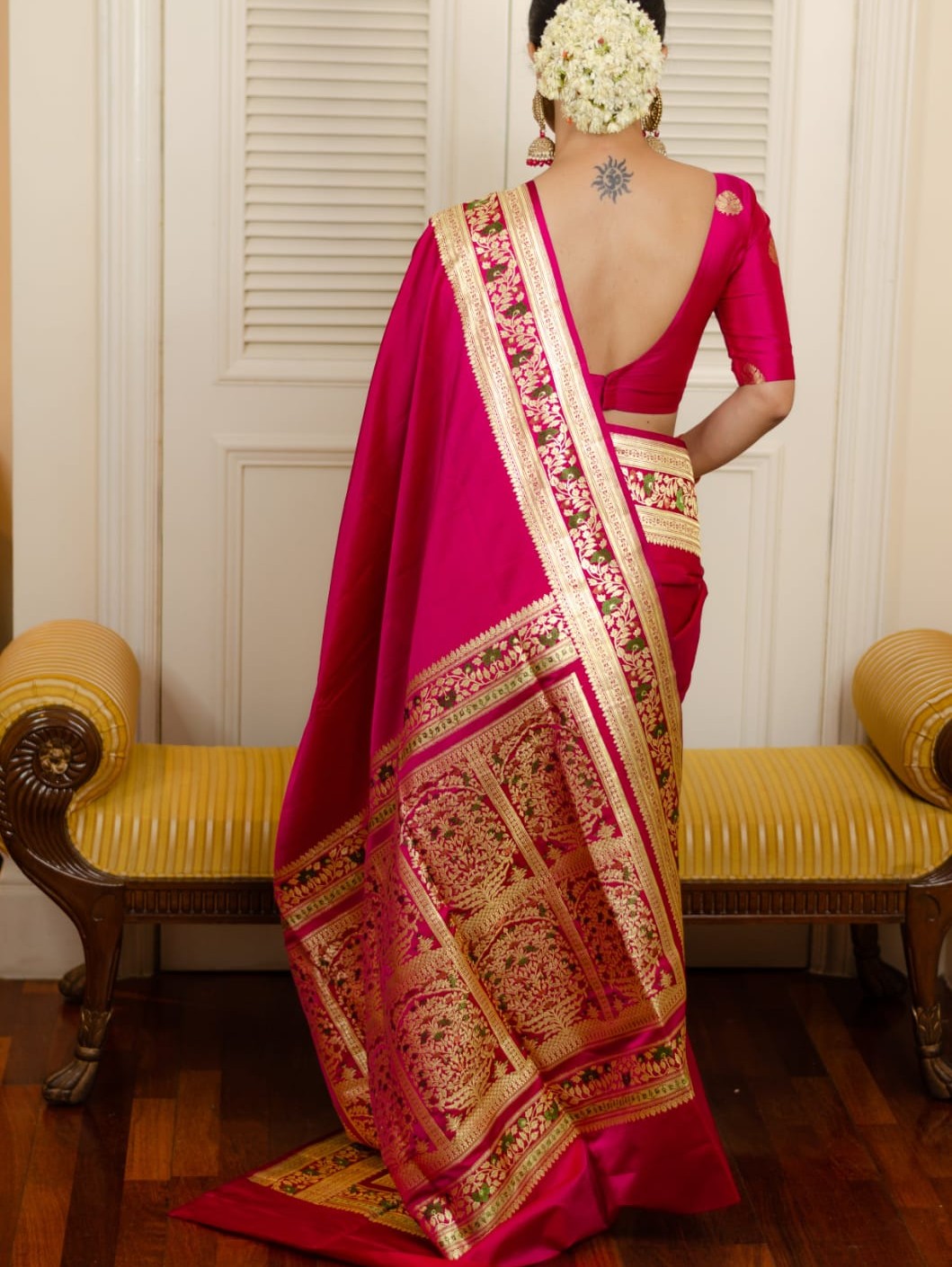 Semi Silk Kanjeevaram Elegant Design Saree