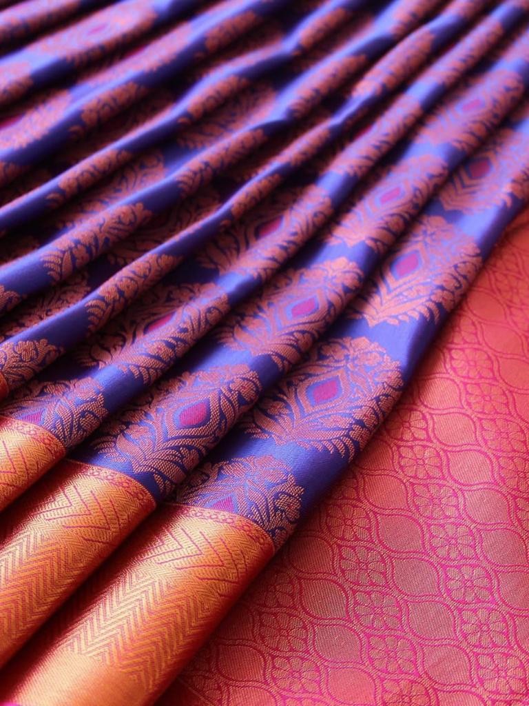 Semi Silk Kanjeevaram Elegant Design Saree