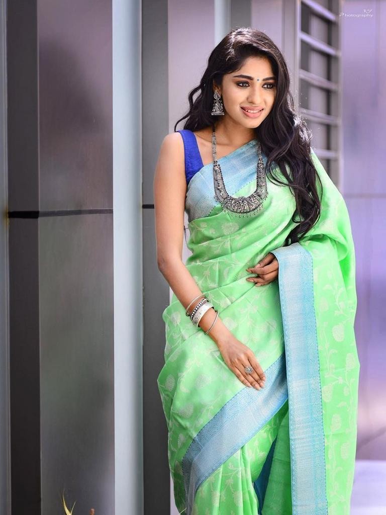 Semi Silk Kanjeevaram Elegant Design Saree