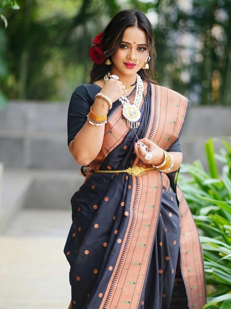 Semi Silk Kanjeevaram Elegant Design Saree