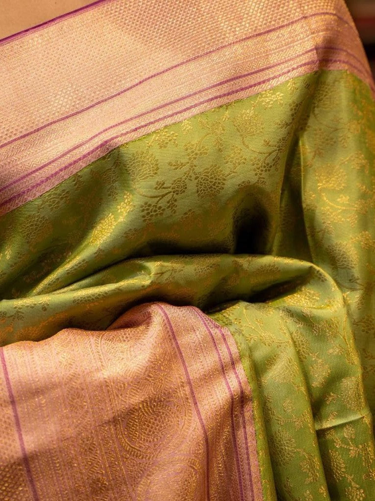 Semi Silk Kanjeevaram Elegant Design Saree