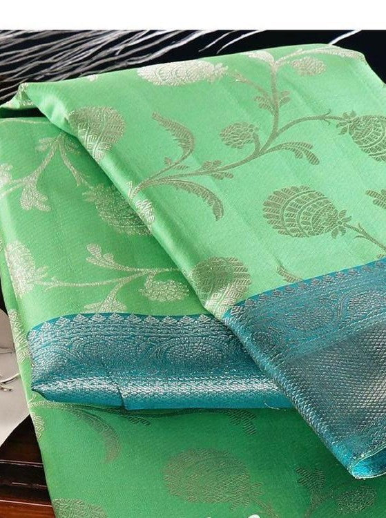 Semi Silk Kanjeevaram Elegant Design Saree