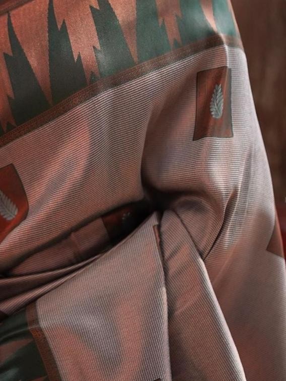 Semi Silk Kanjeevaram Elegant Design Saree