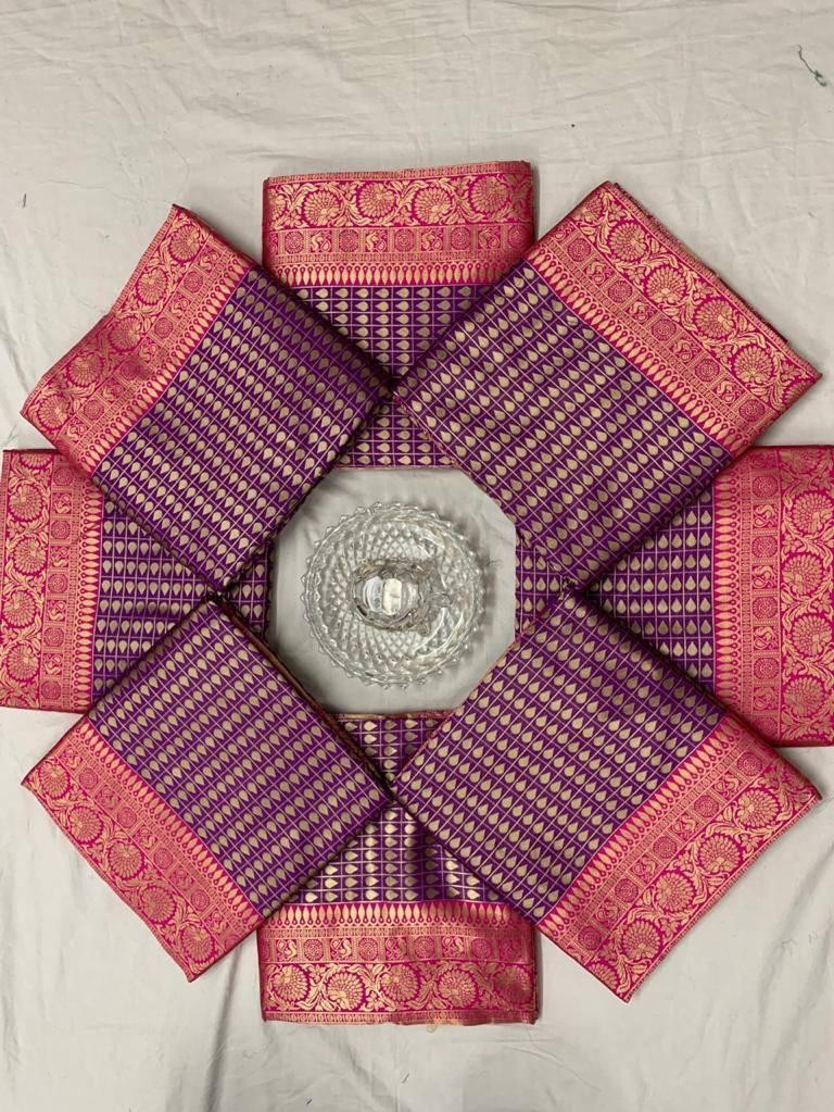 Semi Silk Kanjeevaram Elegant Design Saree