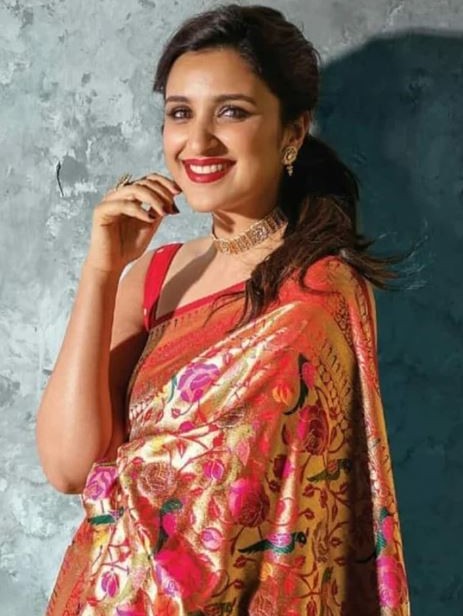 Semi Silk Kanjeevaram Elegant Design Saree