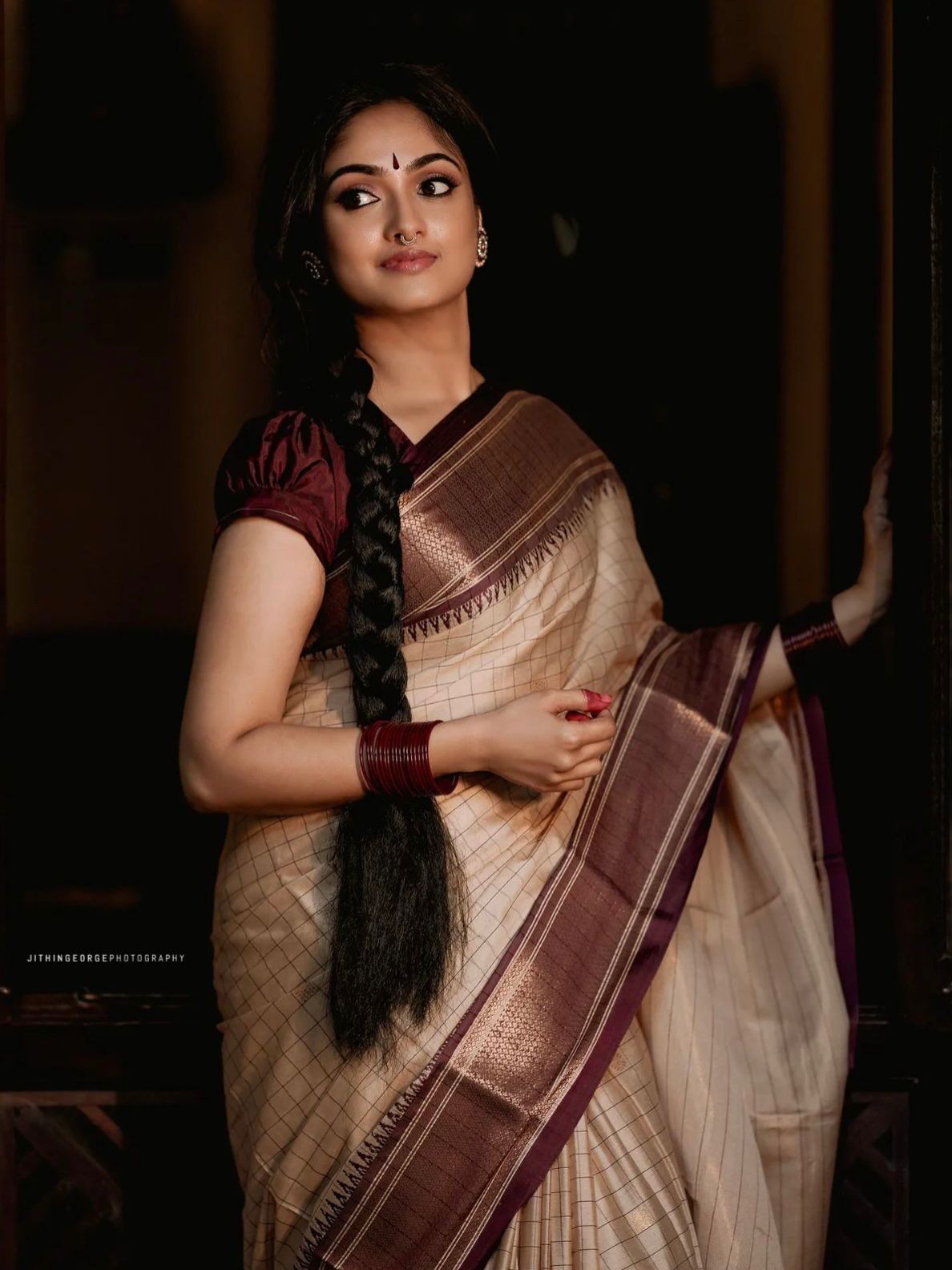 Semi Silk Kanjeevaram Elegant Design Saree