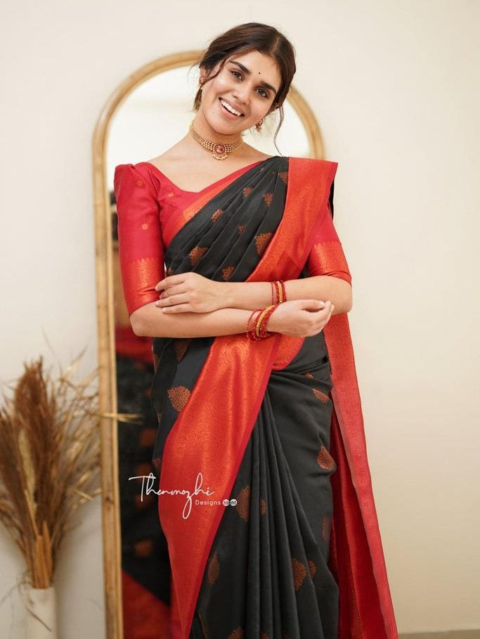 Semi Silk Kanjeevaram Elegant Design Saree