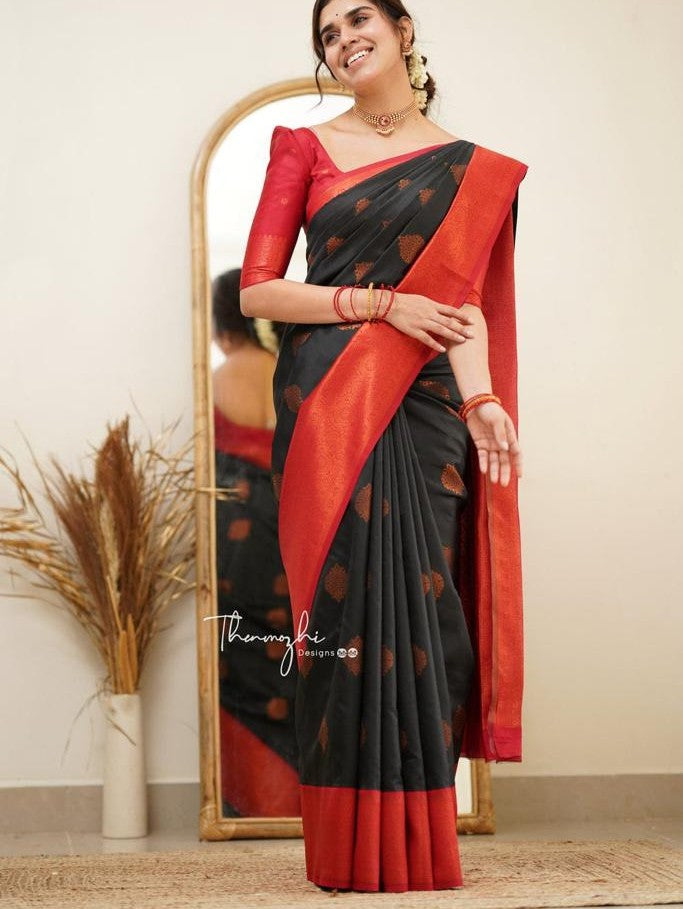 Semi Silk Kanjeevaram Elegant Design Saree