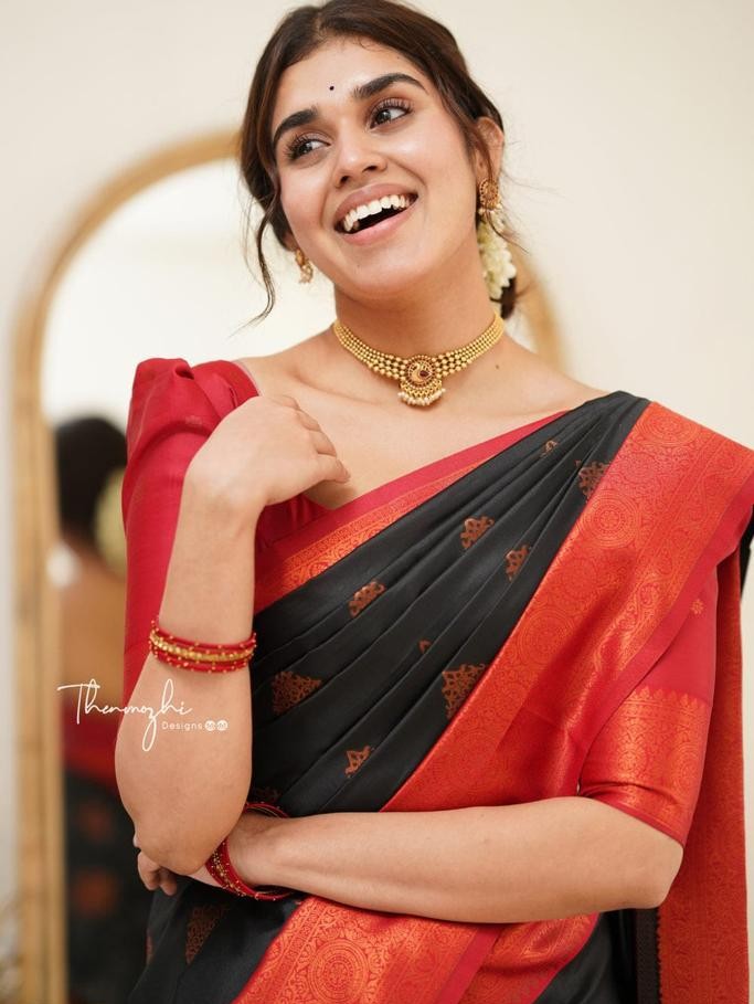 Semi Silk Kanjeevaram Elegant Design Saree