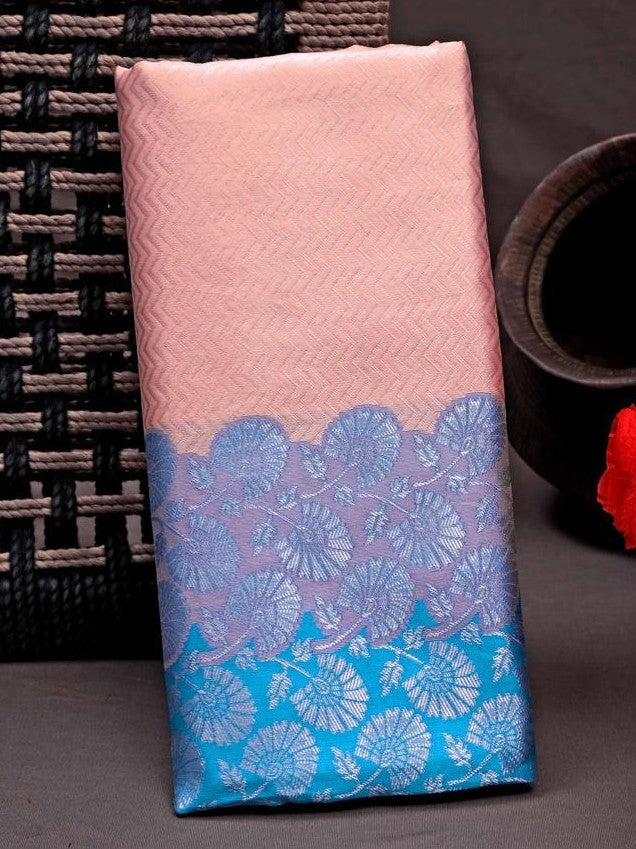 Semi Silk Kanjeevaram Elegant Design Saree