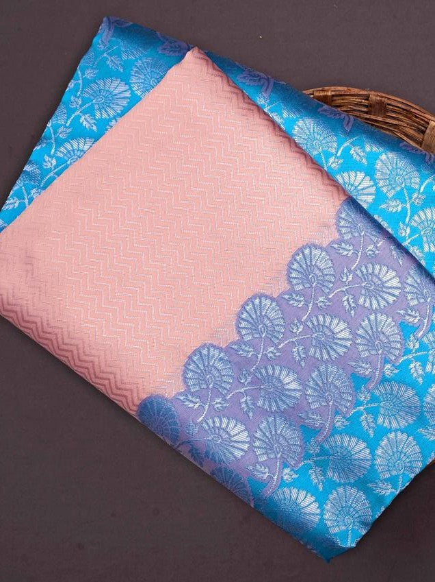 Semi Silk Kanjeevaram Elegant Design Saree