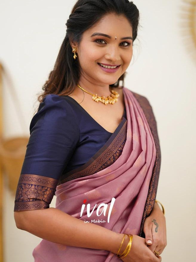 Semi Silk Kanjeevaram Elegant Design Saree