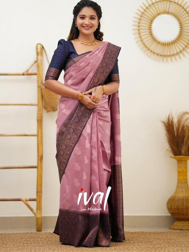 Semi Silk Kanjeevaram Elegant Design Saree