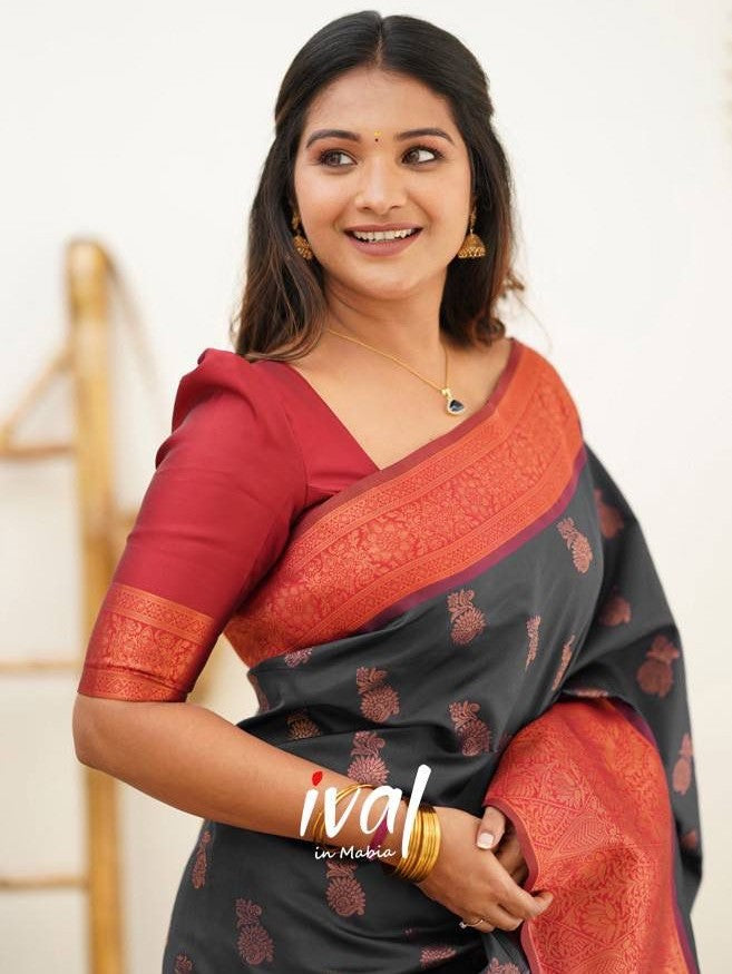 Semi Silk Kanjeevaram Elegant Design Saree