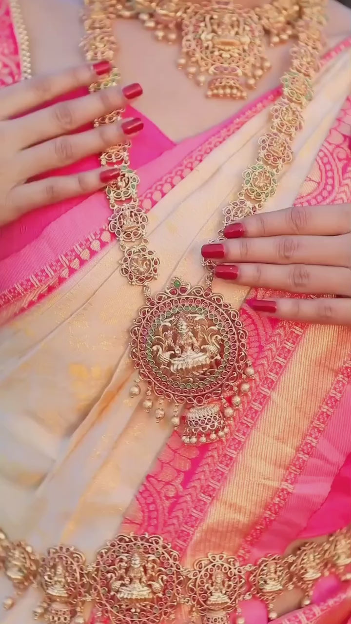 Semi Silk Kanjeevaram Elegant Design Saree
